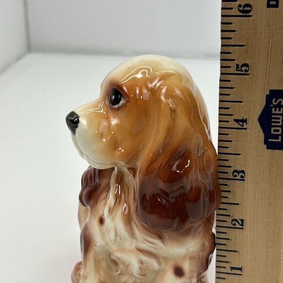 Vintage Relpo 1893 Japan MCM Ceramic Cocker Spaniel Dog Planter Sponge Holder 5" - Picture 15 of 16